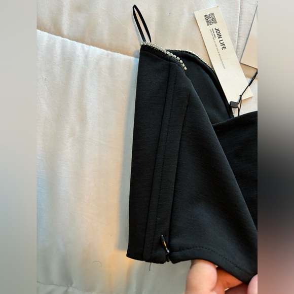 NWT ZARA SHIMMERY CORSET - Picture 7 of 9